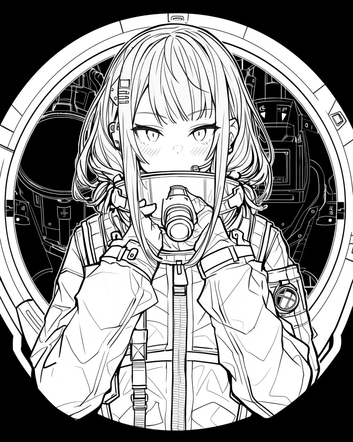 Astronaut Coloring Page Fun