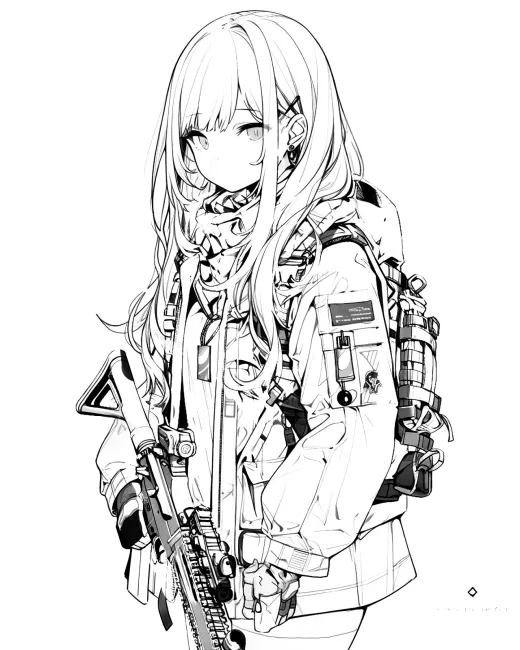 anime manga girl preview