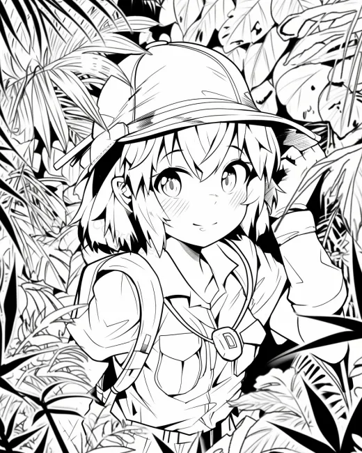 Adventurous Explorer in the Jungle preview