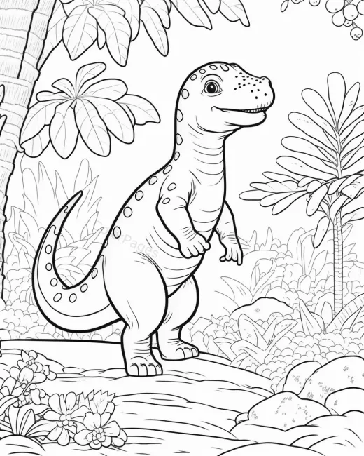 Playful Dinosaur Coloring Adventure preview